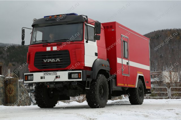 Пожарная насосная станция на шасси Урал 43206 3