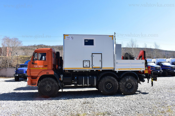 ПАРМ с КМУ ИНМАН  ИМ-55 на шасси Камаз 43118 3