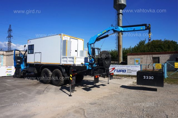 Маслостанция Урал Next 4320-6952-72Г38 с КМУ ИМ-100 3