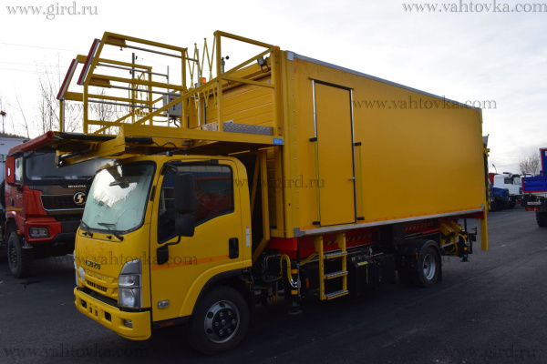 Автолифт на шасси ISUZU NQR 90 L-M 1