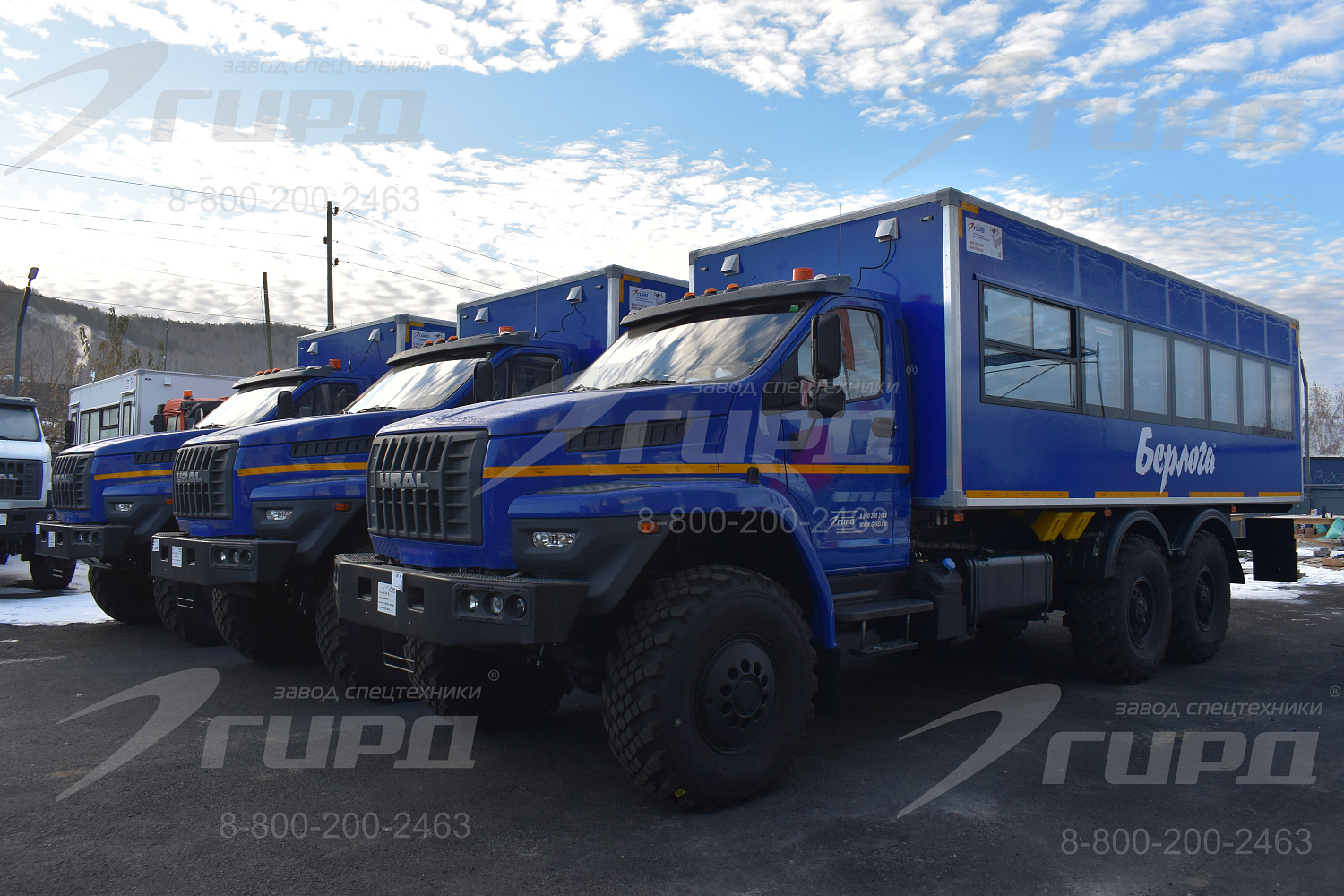 Пять автобусов Берлога для Норильска