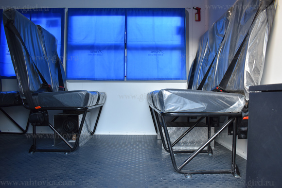 Вахтовый автобус КамАЗ 43118, 8 мест, с КМУ РК 4200А 2