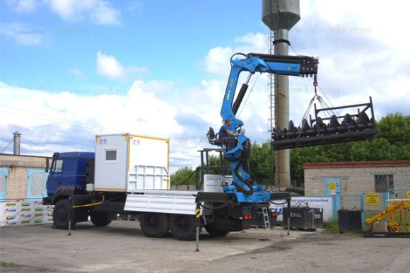 МКМ на шасси Урал 4320 (метан) с КМУ ИМ-240-04 6