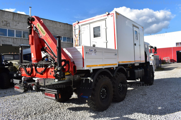 ПАРМ с кму Palfinger РК8500 на шасси 43118 2