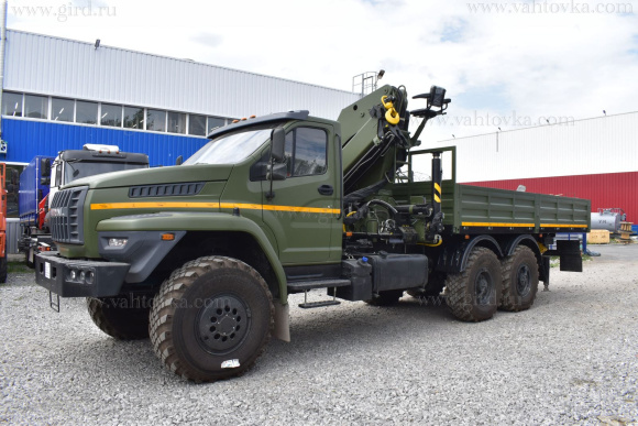 Бортовой Урал 4320-6952-74Е5А32Б27М37 с КМУ ИМ-320