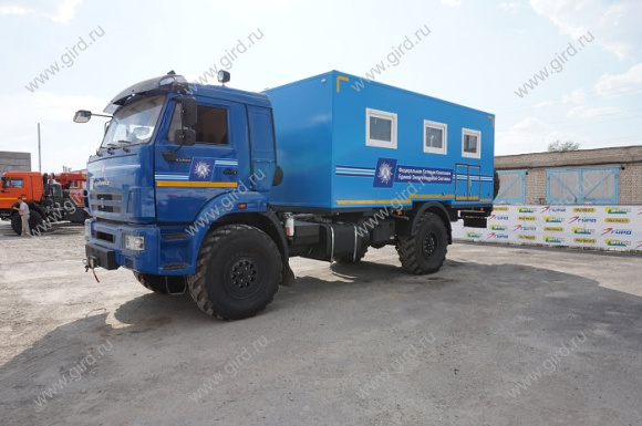 Линейный бригадный автомобиль КамАЗ 43502 2
