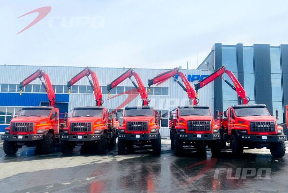 Бортовой Автомобиль на шасси УРАЛ НЕКСТ 4320-6952-72Е5Г38 с КМУ ИМ 150 N  8