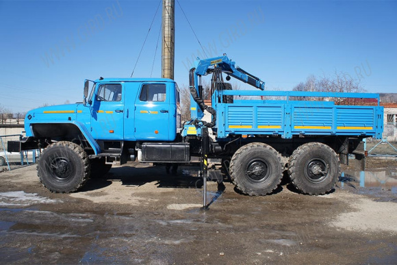 Бортовой Урал 4320-1912-60Р00 с КМУ ИМ-55 4