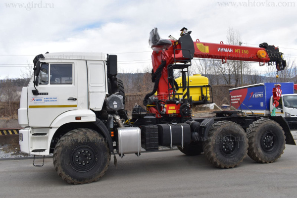 Седельный тягач на шасси Камаз 43118-23027 -50 с КМУ ИТ 150 Седельный тягач на шасси Камаз 43118-23027 -50 с КМУ ИТ 150