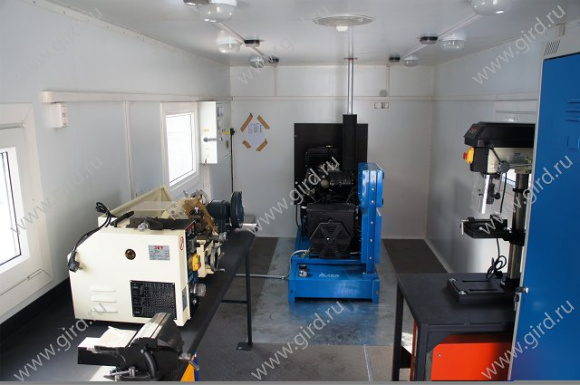 ПАРМ с токарным станком на шасси КамАЗ 43118 4