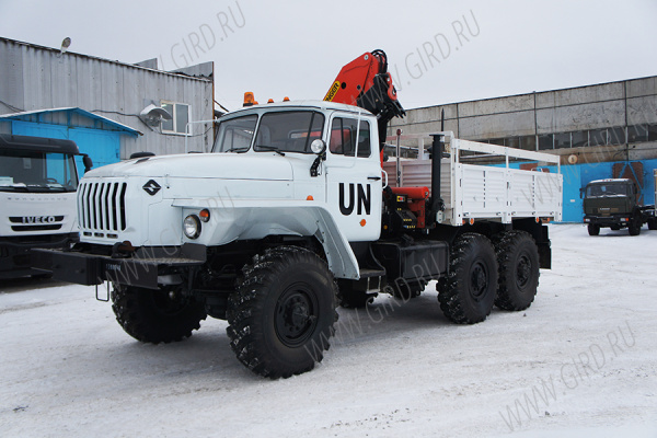 Эвакуатор Урал 4320 с КМУ Palfinger 15500