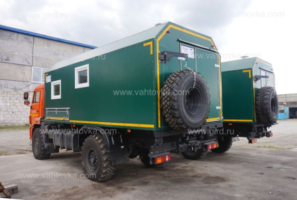 ТБМ КамАЗ 43502 с зоной для размещения мототехники 4