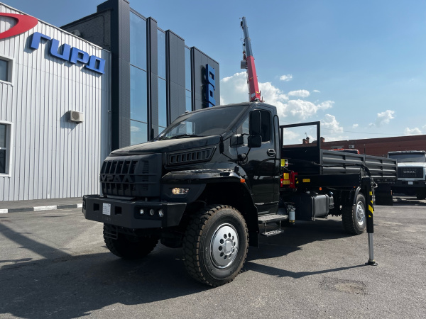 Бортовой автомобиль с КМУ ИТ 90 N на шасси УРАЛ 80 (43206-6912-67)