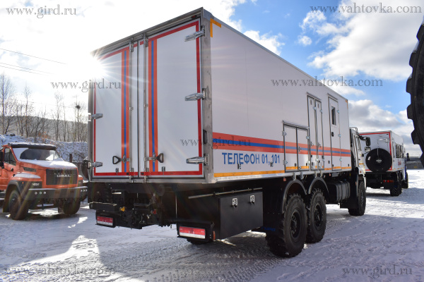 Аварийно-спасательный автомобил для МЧС на шасси Камаз 43118 2