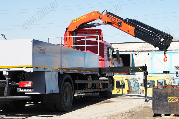 MAN TGM 18.240 c КМУ Palfinger 18500D 4