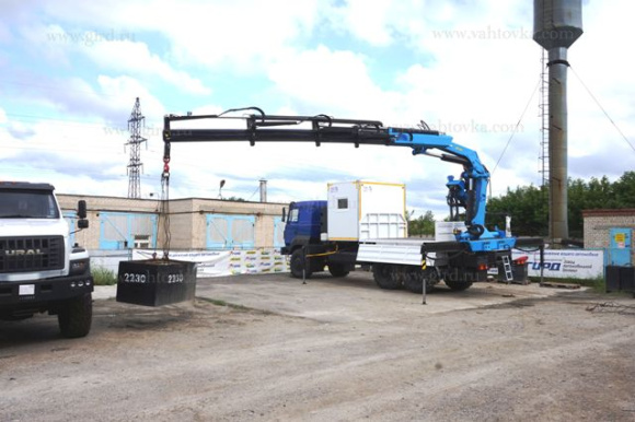 МКМ на шасси Урал 4320 (метан) с КМУ ИМ-240-04 7