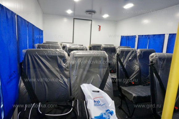 Вахтовый автобус Урал 4320, 18 мест, с багажным отсеком 5