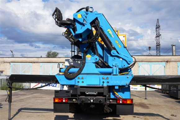 МКМ на шасси Урал 4320 (метан) с КМУ ИМ-240-04 4