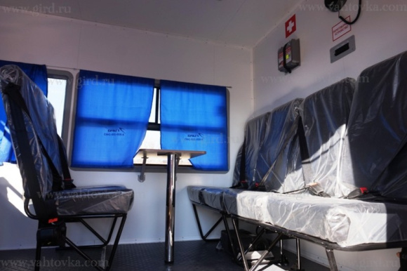 Вахтовый автобус КамАЗ 43118-50 (10 мест) с КМУ РС3800 7