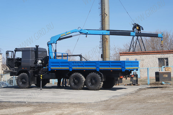 Бортовой автомобиль Урал 4320-4972-80М с КМУ ИМ-95 2