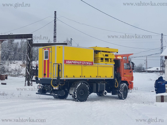 Автомобиль аварийной службы с комбинированным ходом ТСПП-ГИРД на шасси Камаз 43502 6