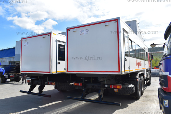 Вахтовый автобус БЕРЛОГА на шасси МАЗМАН 5