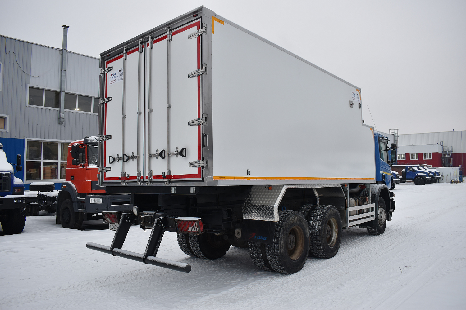 Переоборудование самосвала на шасси SCANIA в изотермический фургон