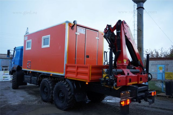 Маслостанция Урал 4320-4972-80 с КМУ РК 17.001 4