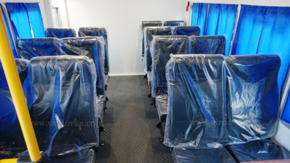 Вахтовый автобус Урал 4320-1112-73, 16 мест, грузовая платформа 6