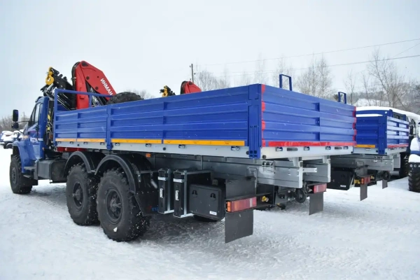Бортовой автомобиль с КМУ ИМ 240 N на шасси Урал NEXT 4320- 6958