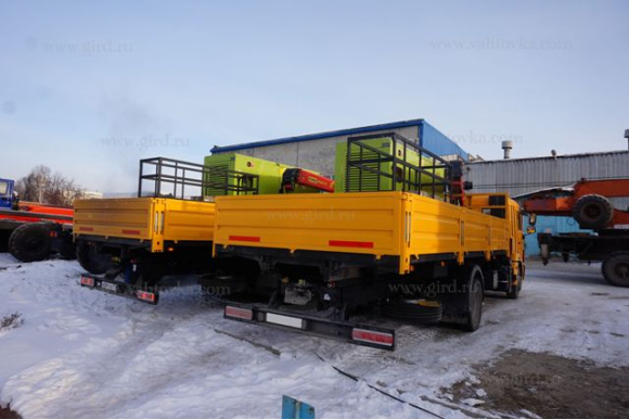 Мобильная насосная электростанция на шасси КамАЗ 4308 с КМУ ИТ-80