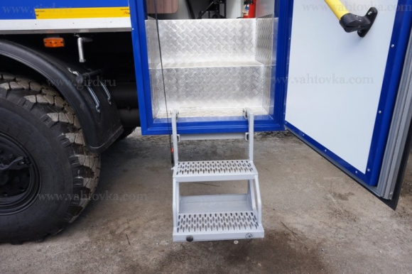 Вахтовый автобус Урал Next (метан), 8 мест с КМУ ИМ-25 5