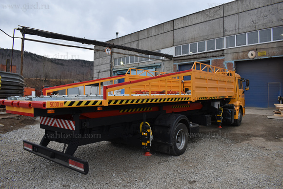 АПК-10 на базе КамАЗ 4308 с удлиненной платформой 5