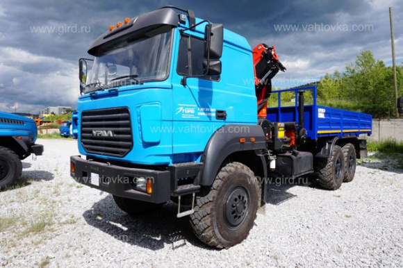 Бортовой автомобиль Урал 4320 с КМУ РК 17.001sld 4