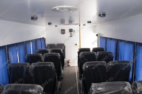 Вахтовый автобус 58498Е КамАЗ 43118 (22 места) ДЗК на свесе 2