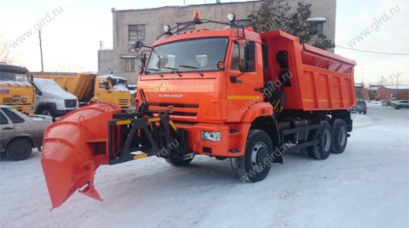 Комбинированная дорожная машина на шасси КамАЗ 65111 9