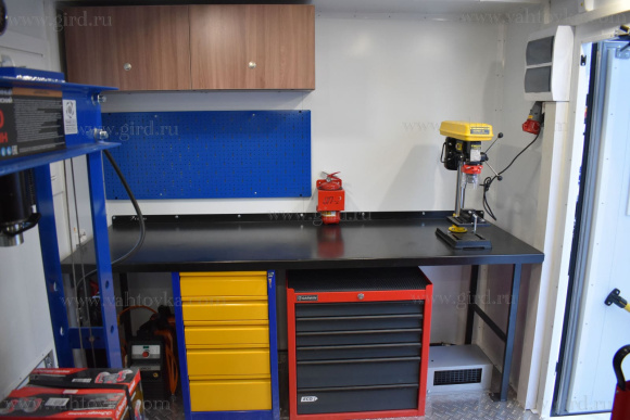 Передвижная мастерская ПАРМ с КМУ ИМ-77 на шасси Камаз 43118 11