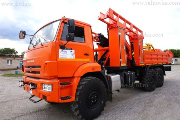 Опоровоз на шасси КамАЗ 43118 с КМУ ИМ-150N B 2