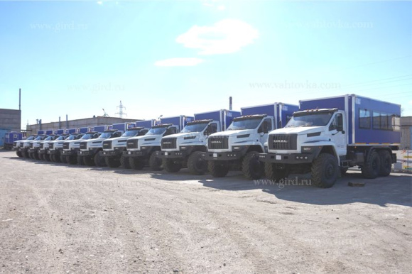 Вахтовый автобус на шасси Урал Next, 22 места