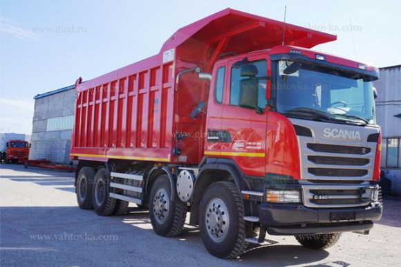 Самосвал на шасси Scania