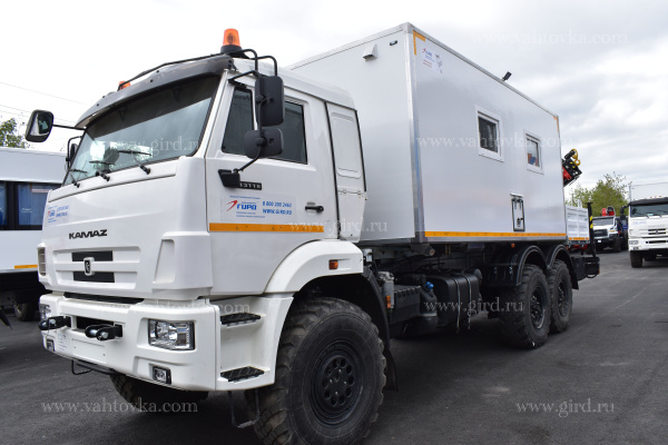 Маслораздаточная станция с КМУ ИМ-95 на базе КамАЗ 43118-3027-48 Маслораздаточная станция с КМУ ИМ-95 на базе КамАЗ 43118-3027-48