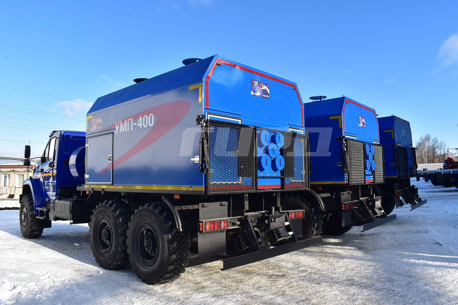 4 автомобиля УМП 400 на шасси УРАЛ NEXT были отгружены заказчику завода ГИРД 