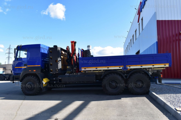 Бортовой Урал 4320 с кму Palfinger РК8500А 5