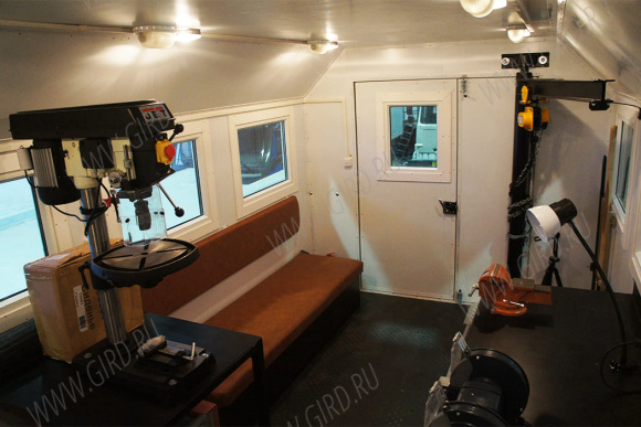 ПАРМ с токарным станком на шасси Камаз 43114-1729-15 8