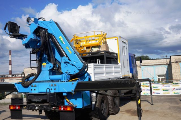 МКМ на шасси Урал 4320 (метан) с КМУ ИМ-240-04 3