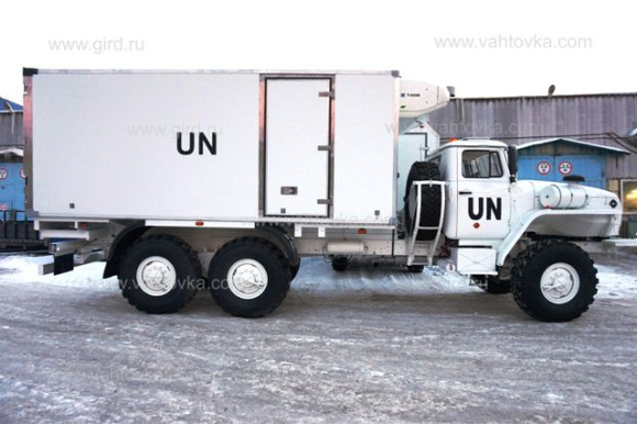 Фургон изотермический на шасси Урал 432007-1912-30 с ХОУ 3