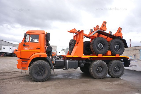 Трубоплетевоз на шасси КамАЗ 43118 3