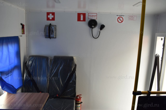 Вахтовый автобус БЕРЛОГА 22 пассажирских места на шасси Камаз 43502 6