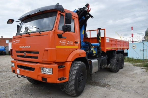 Бортовой автомобиль КамАЗ 43118 с КМУ ИМ-180А 2