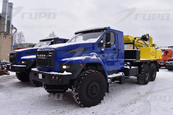 Агрегат заглубления анкеров АЗА-3М на шасси УРАЛ NEXT 1